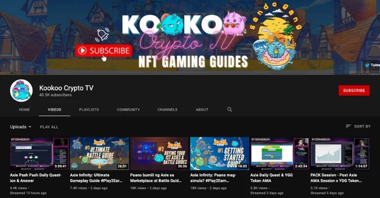 Your browser can't play this video. Top 5 Axie Infinity Youtube Channels for 2021! - P2E News