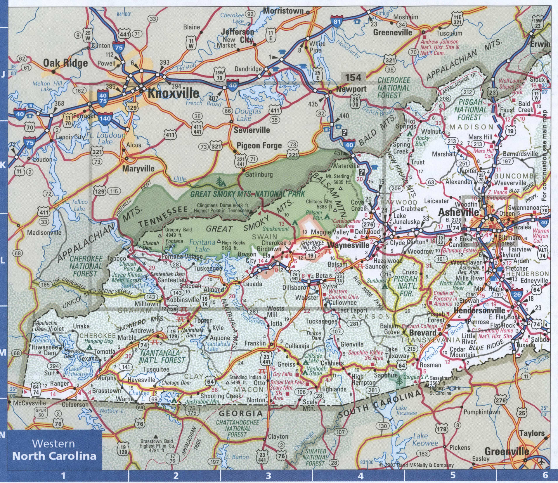 Kml this category contains articles about cities in the u.s. Map Of North Carolina Western Free Highway Road Map Nc With Cities Towns Counties