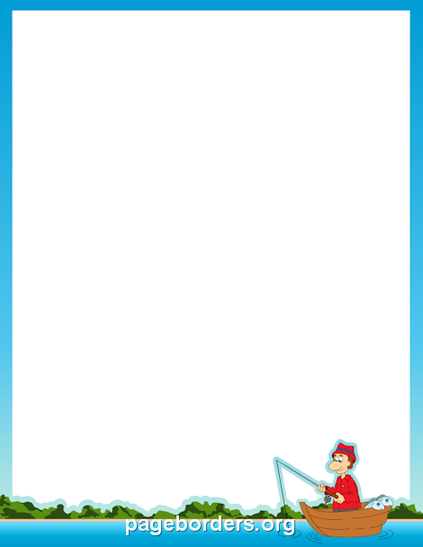 fishing border clip art page border and vector graphics