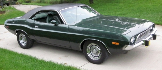 Deep Sherwood 1974 Chrysler Dodge Challenger Paint Cross Reference