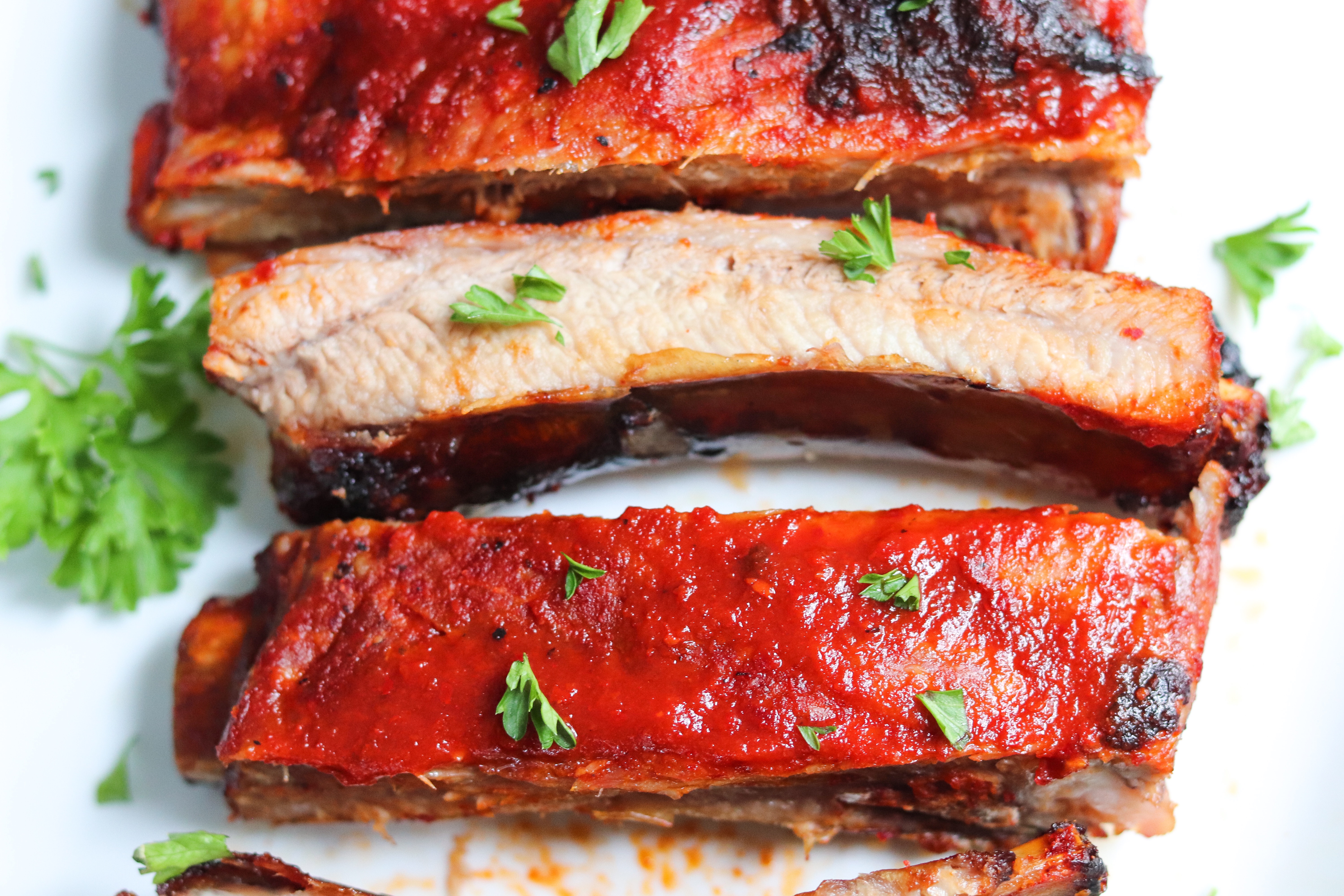 Paleo Grilled Sriracha Ribs