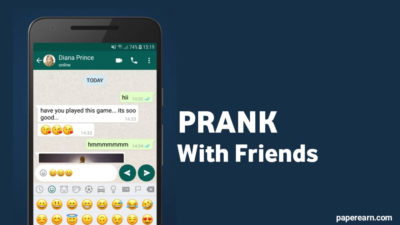 Prank With Friends Best Android App 2020. paperearn.com