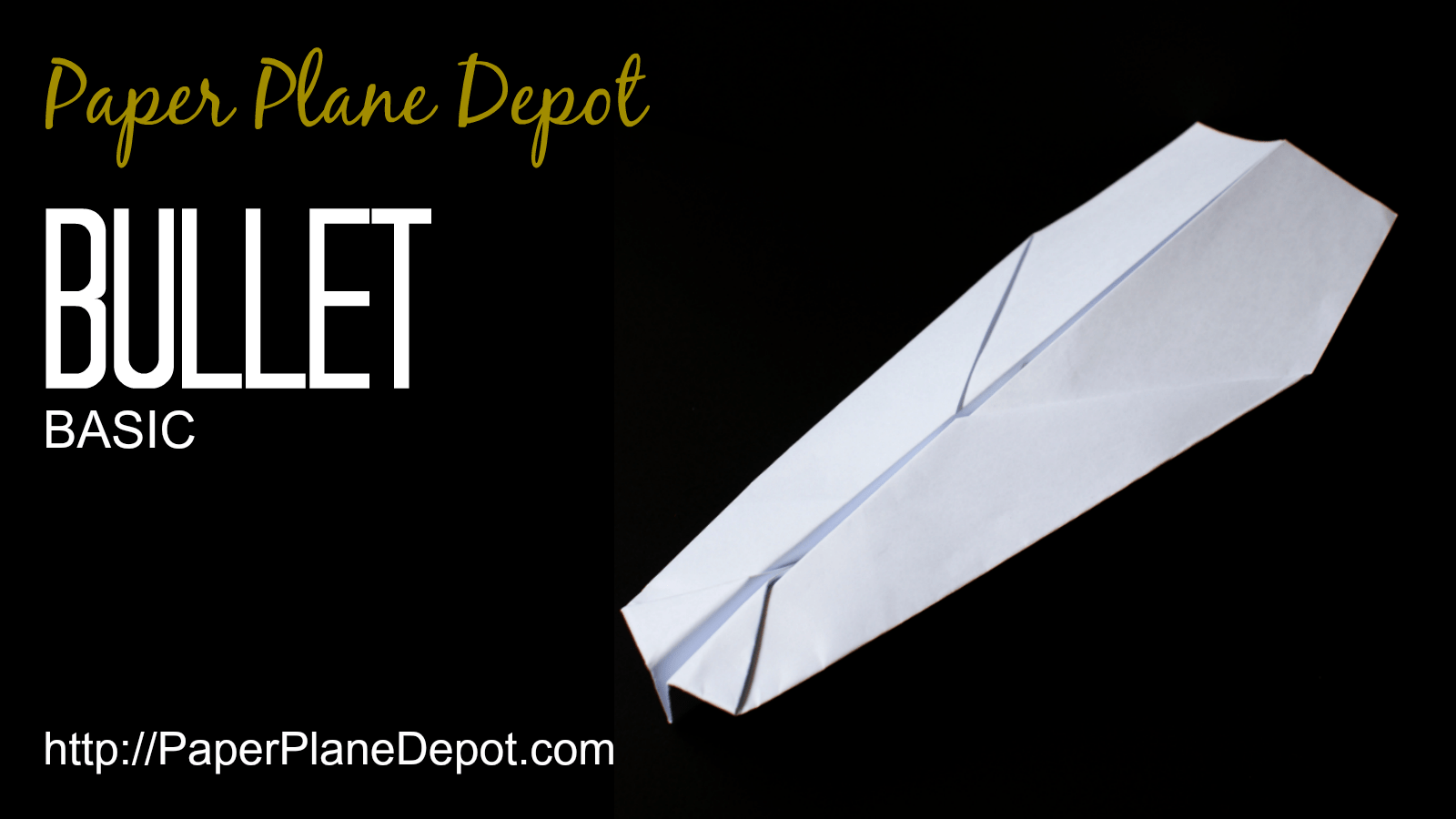 Select a plane below and let's get started. Bullet Plane Paper Plane Depot