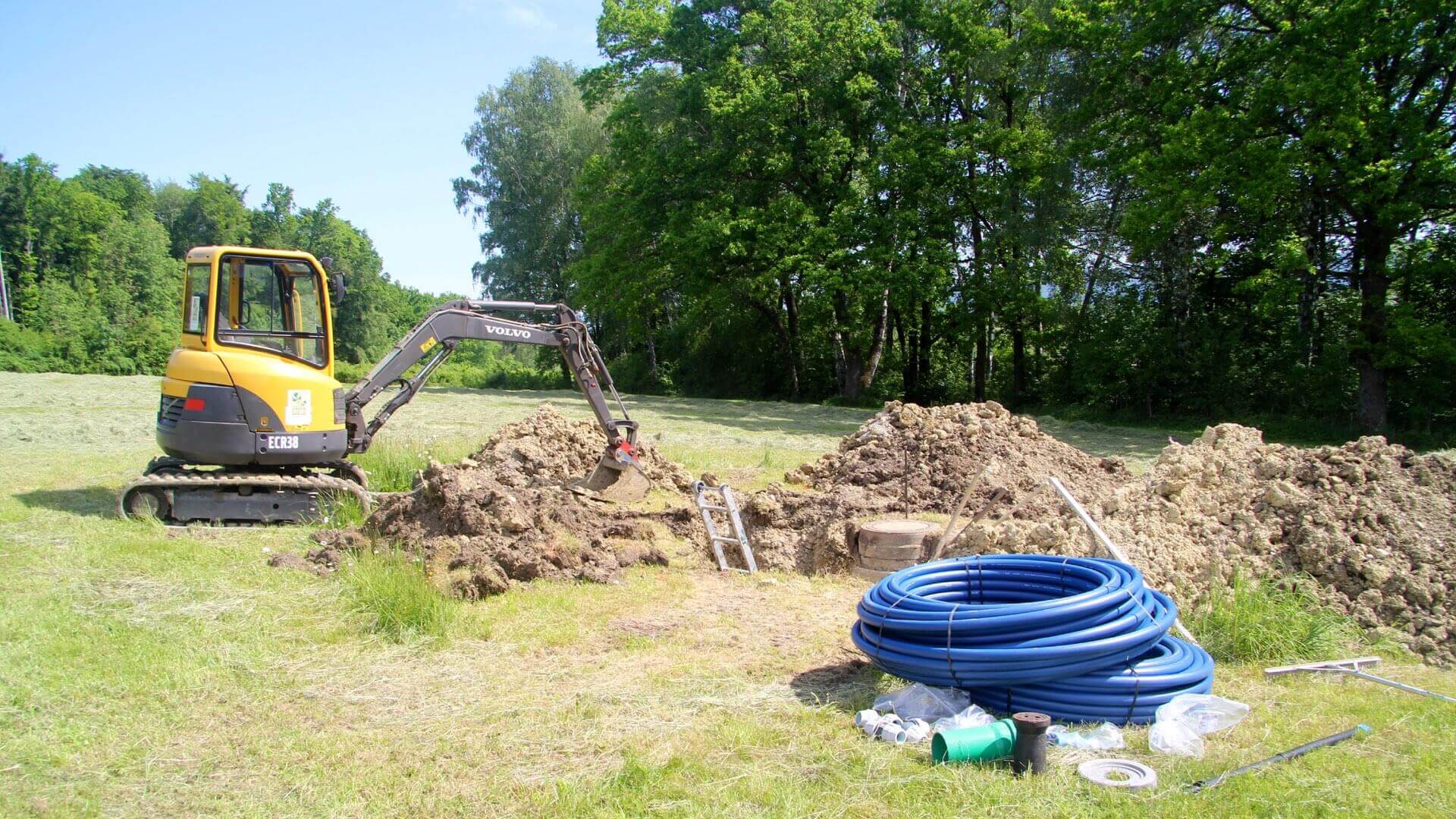 Erdarbeiten Maschineller Erdaushub Im 5 Seen Land