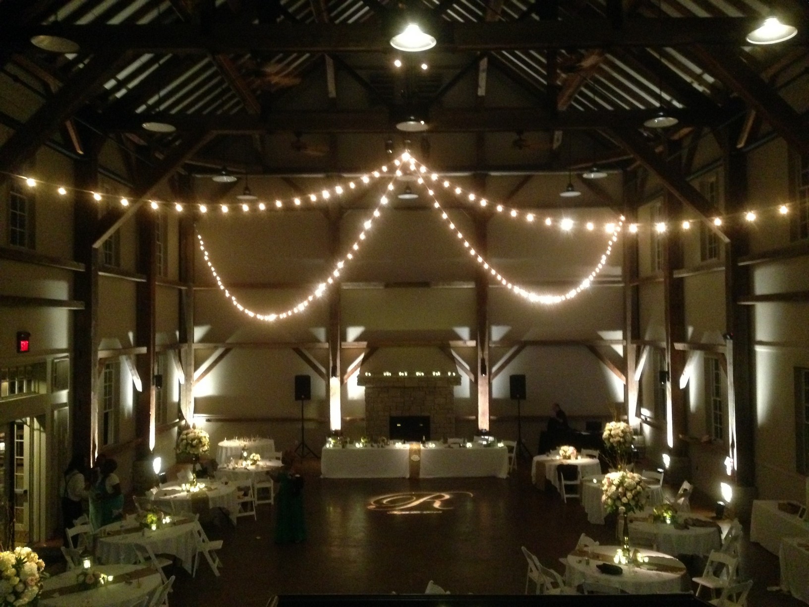 The barn's structure often dictates. Muhlhauser Barn | Party Pleasers Services