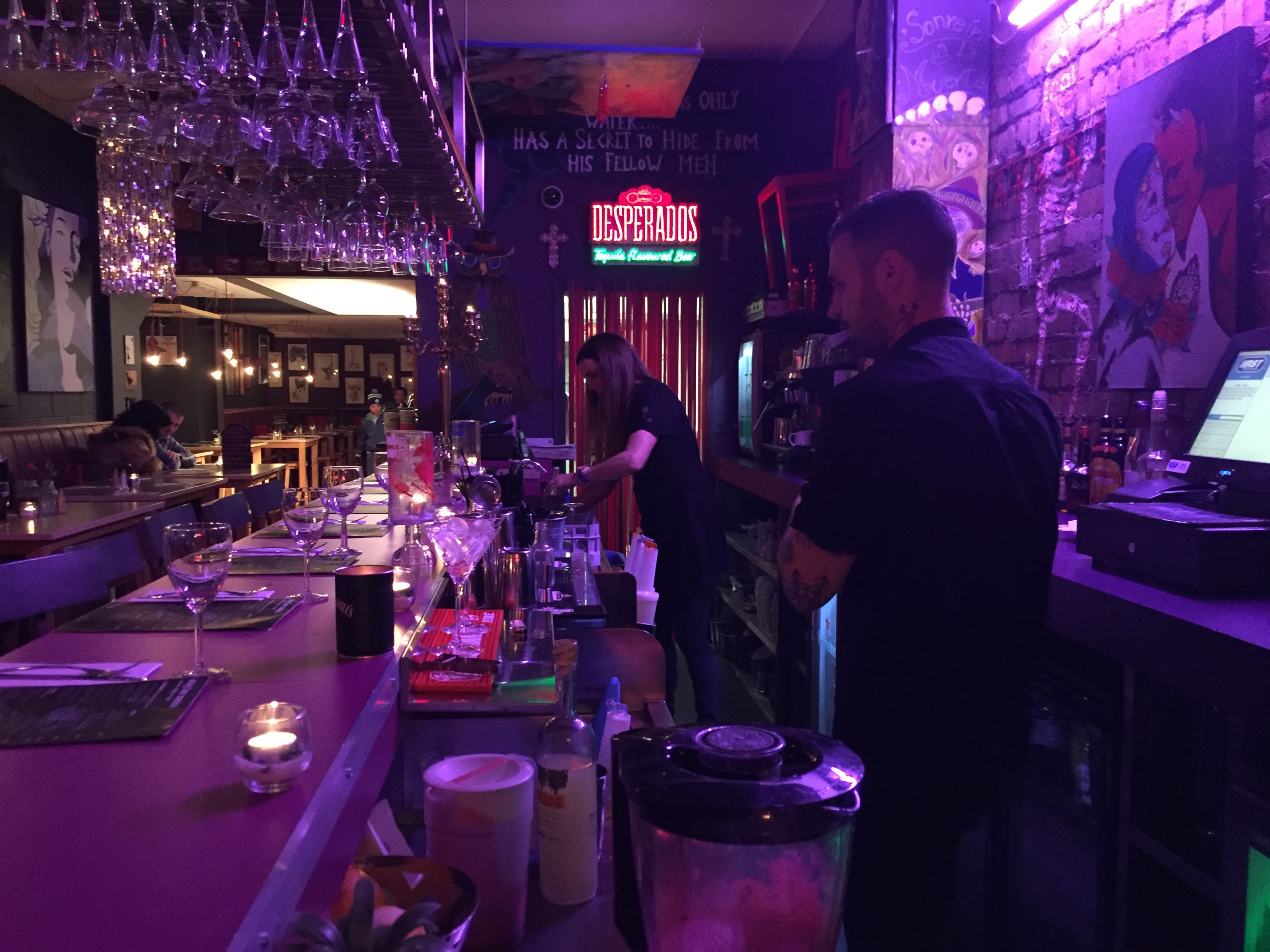 Restaurant Review Birdcage, Belfast Stay Bar Menu