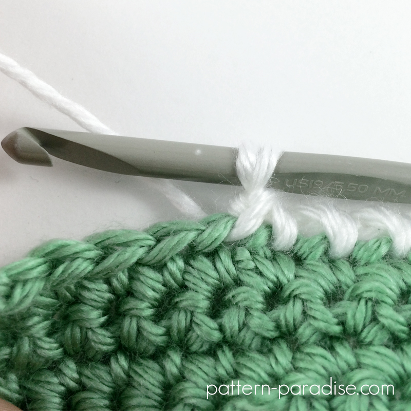 Tutorial Twisted Single Crochet (SC) Stitch Pattern Paradise