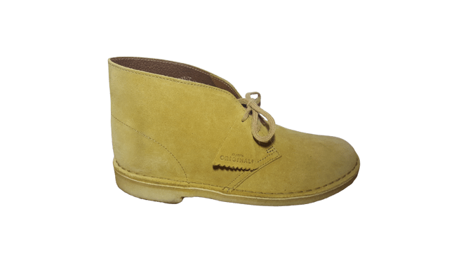 desert boot oak suede