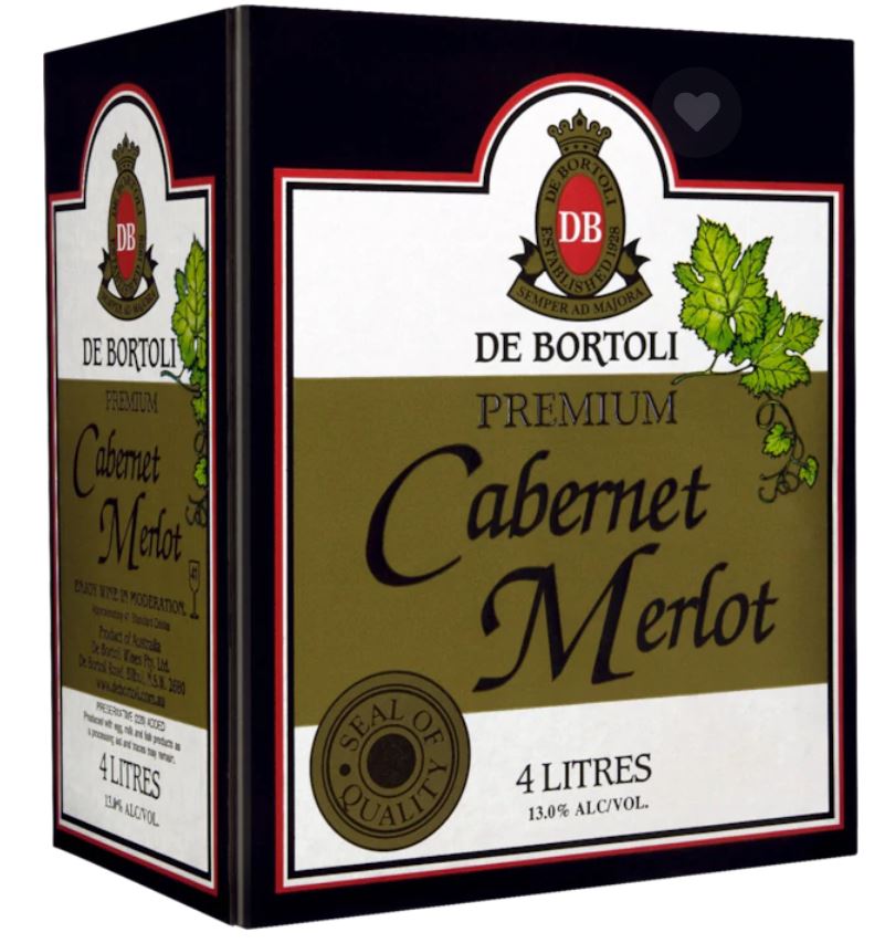 The wine cask, a true blue Australian invention. Don't knock it.