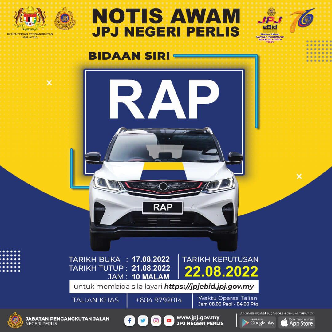 RAP No Plate JPJ