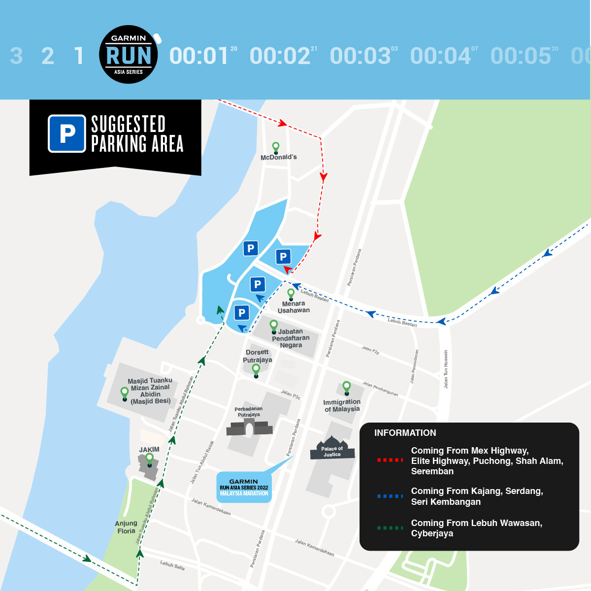 Garmin Run Parking