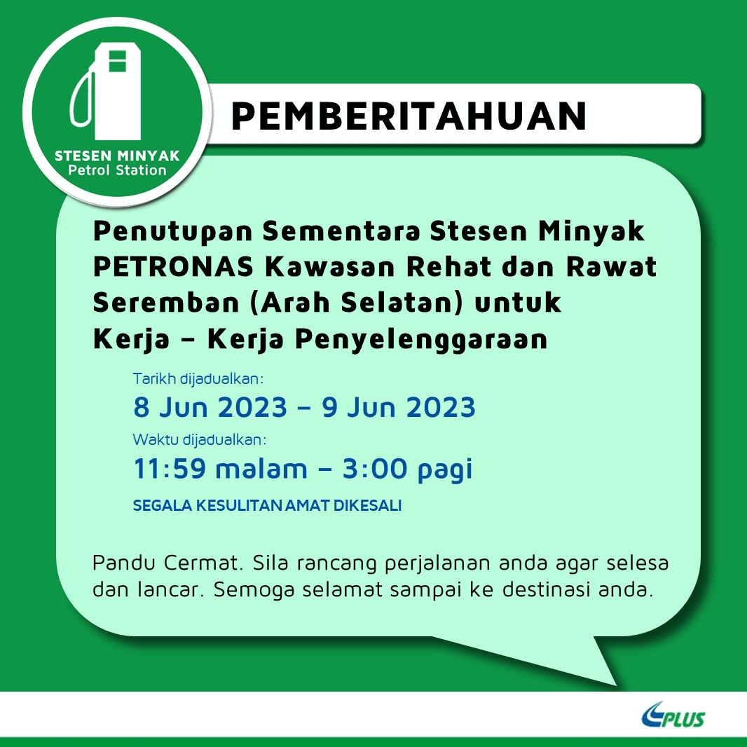 Petronas Sban RnR Closure