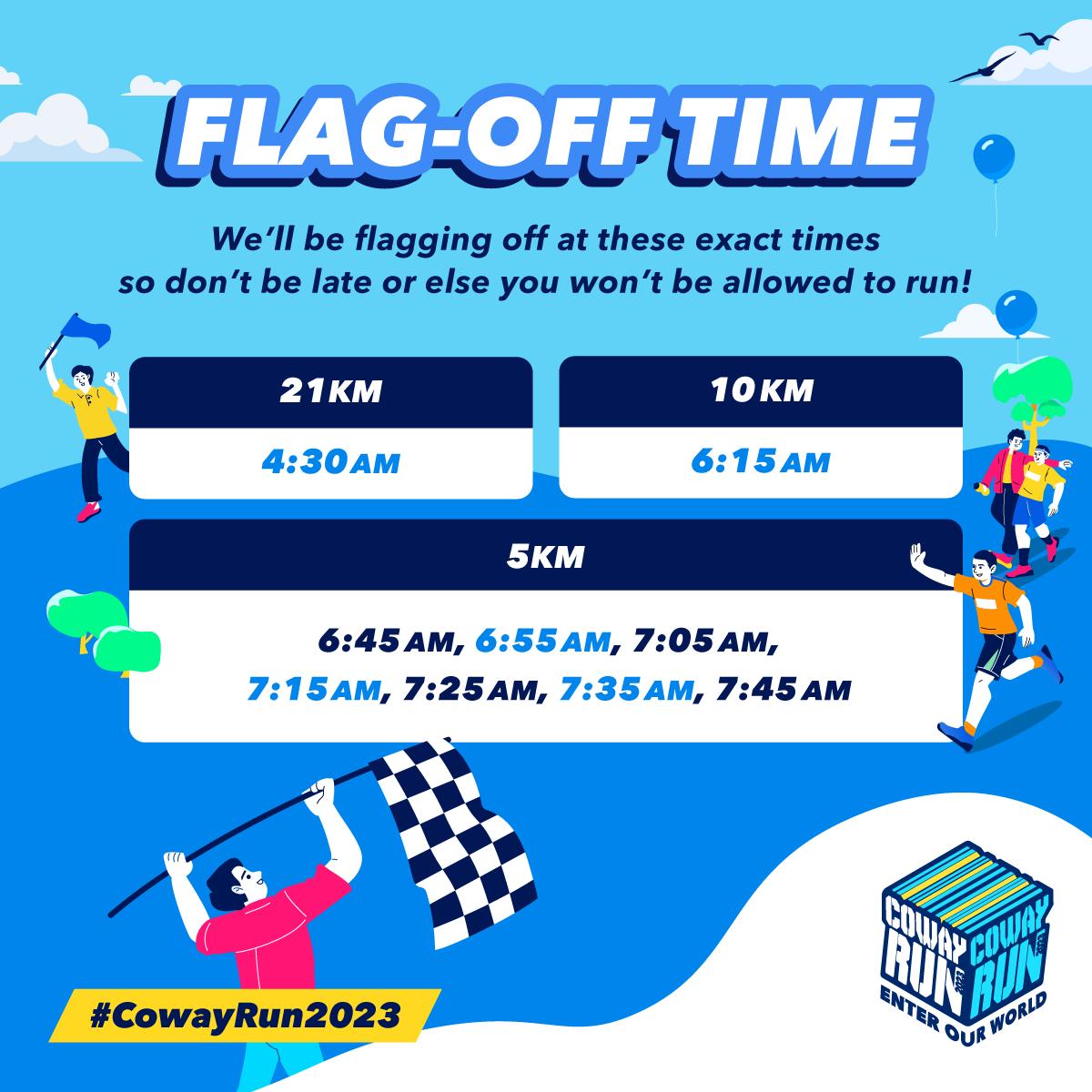 Coway Run 2023 Flag Off Time