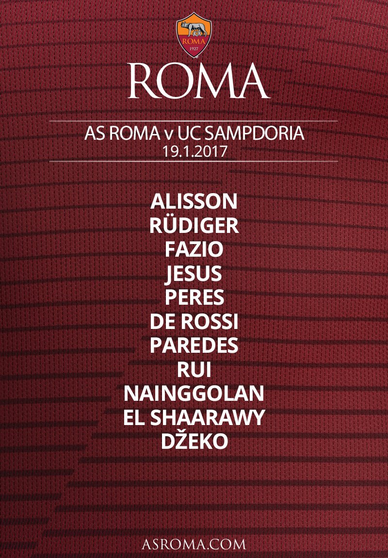 As Roma On Twitter: "🔔 Ecco La Formazione Dei Giallorossi Per #Romasamp... Questa Sera Esordio Per #Mariorui! 🔶🔴 Https://T.co/8Zd6Vjjazd Https://T.co/Pmkeng0Fsj" / Twitter 1150_x_800_jpg