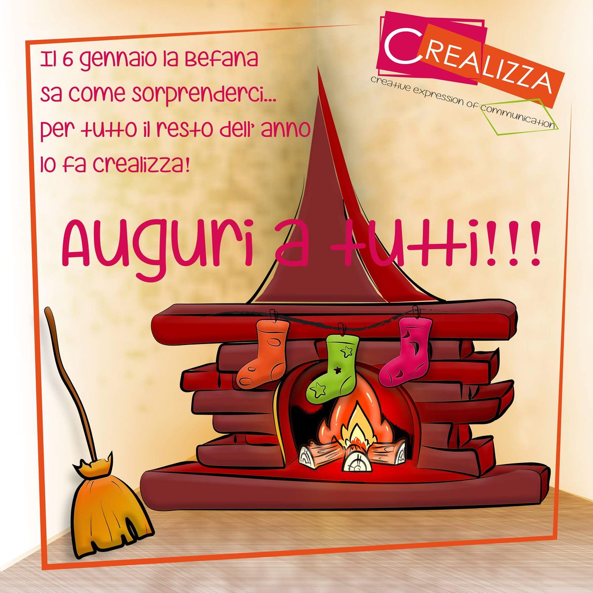 Michela Giacometti On Twitter Buon Carbone A Tutti Epifania Auguri Dal Team Di Crealizza Buonafesta Della Befana Grafica Web Eventi