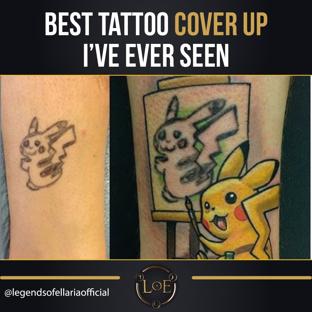 Legends Of Ellaria On Twitter: "The Perfect Way To Cover Up A Bad Pikachu Tattoo. Https://T.co/Vlsigc9Kz6" / Twitter 1081_x_1081_jpg