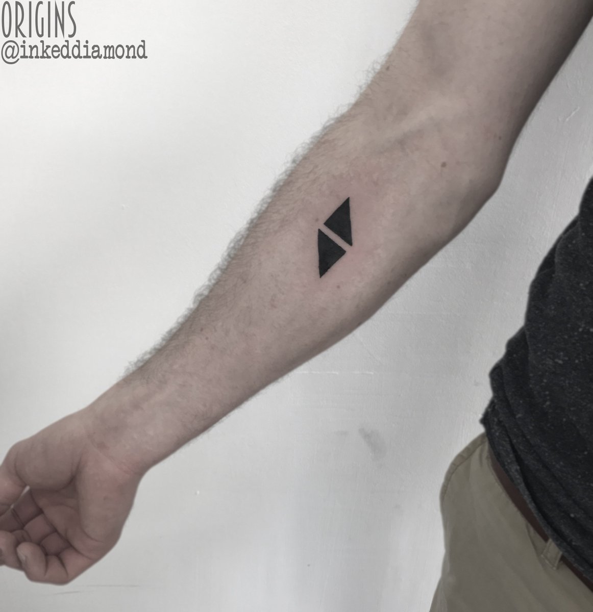 Origin Arts On Twitter: "Fresh Avicii Triangles From A Few Weeks Ago For This Clients First Tattoo :) Artist: @Inkeddiamond For Bookings Or To Speak With An Artist Please Contact The Studio 1200_x_1162_jpg