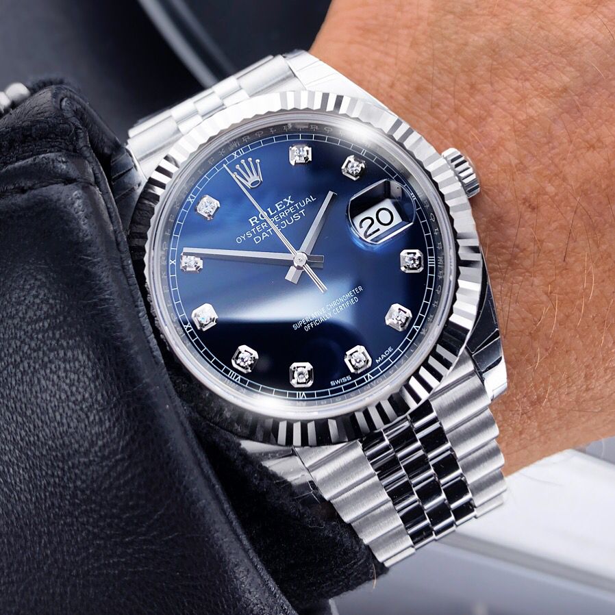 Watches Of Wales Sur Twitter 2018 New Unused Rolex Datejust 41 126334 Rolex Factory Diamond Dial Mint New 5 Year Rolex Warranty 8 750 Or 190 87 Per Month