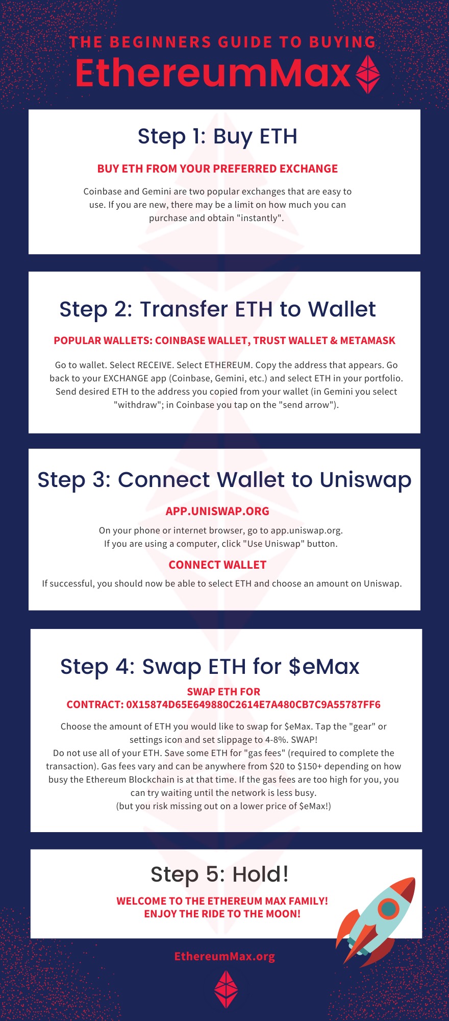 It has a circulating supply of $ 0 usd. Ethereummax On Twitter Our New Token To Buy Emax Is Live This Is Our Updated And Only Contract Address 0x15874d65e649880c2614e7a480cb7c9a55787ff6 Price Is Being Updated In Wallets But Please Track Through
