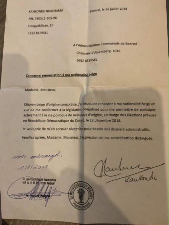 Lettre De Motivation Nationalité Belge