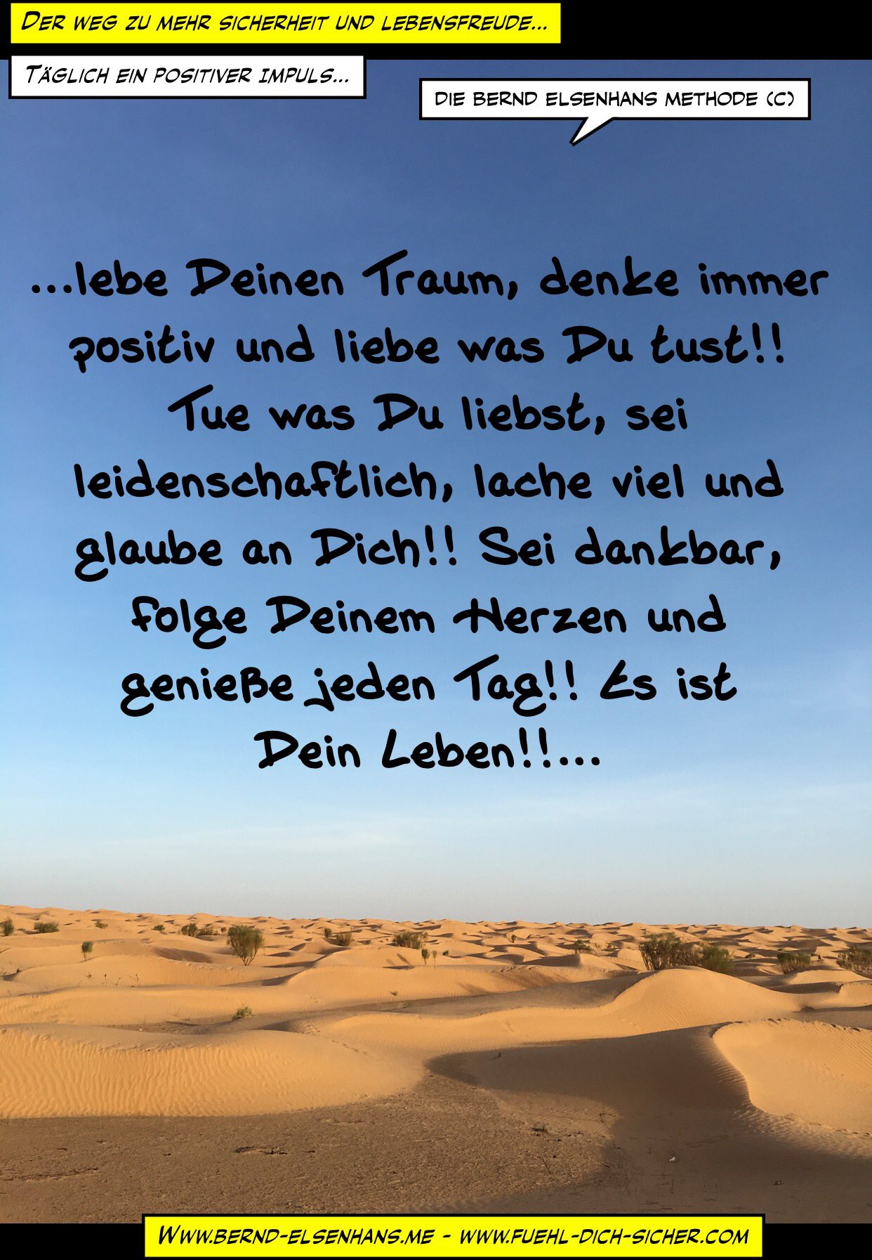 Belsenhans On Twitter: "Einen Leichten Und Erfolgreichen Wochenstart Euch Allen!! Dieser Spruch Passt So Gut In Eine Neue Woche... #Fuehldichsicher #Seminare #Coaching #Berndelsenhans #Mentalcoach #Lehrpfadleben #Besserleben #Glaube #Lebensfreude ... 1793_x_1242_jpg
