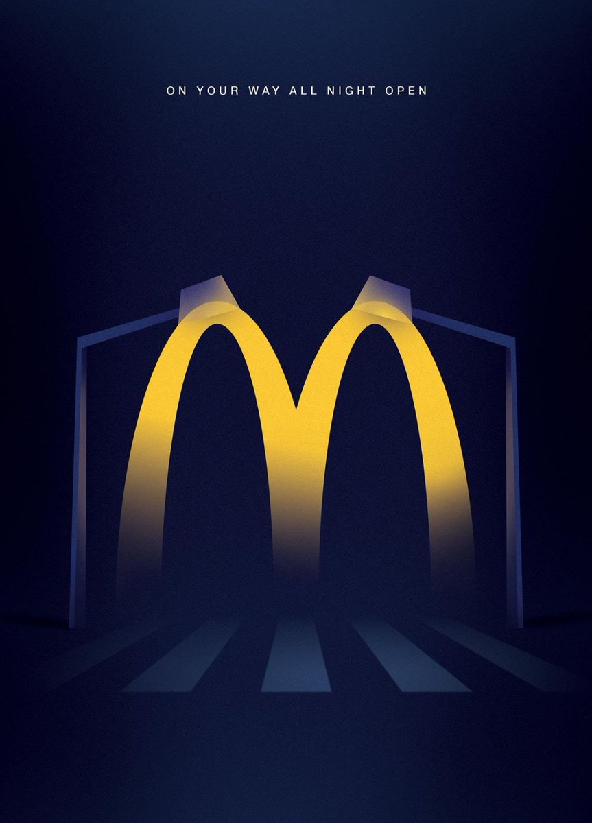 Mad Over Marketing On Twitter Mcdonald S Consistently Nails It With Their Advertising And They Always Bring Their A Game When Communicating The Fact That They Are Open Late Into The Night 24 7