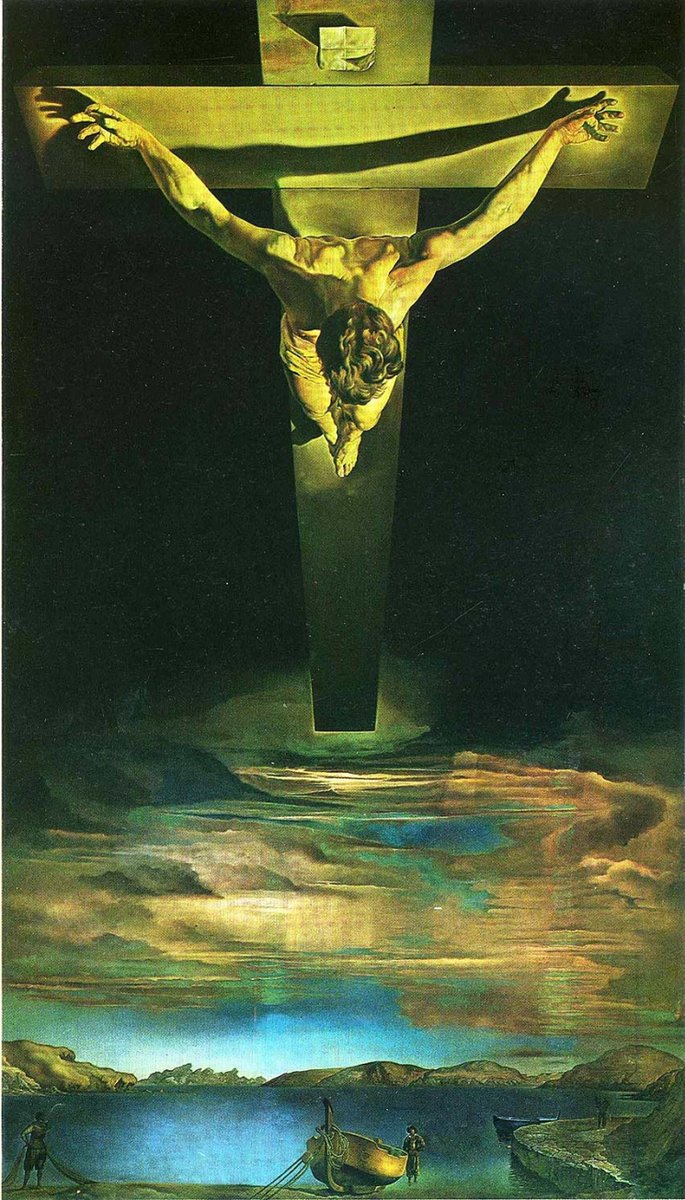 Celine Symbiosis A Twitter Salvador Dali 1 Christ Of St John Of The Cross 1951 2 Crucifixion Corpus Hypercubus 1954 3 The Christ Of Gala 1978 Https T Co J28zs1kabb Twitter