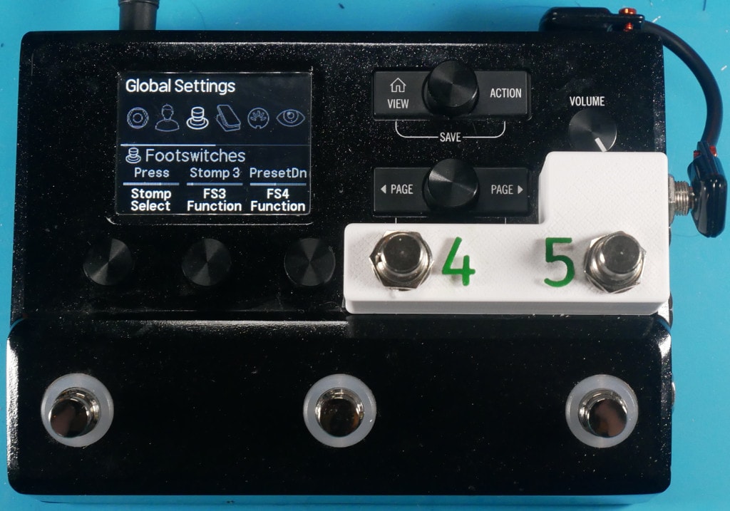 HX Stomp Auxiliary Switch Configuration - Pedalnetics