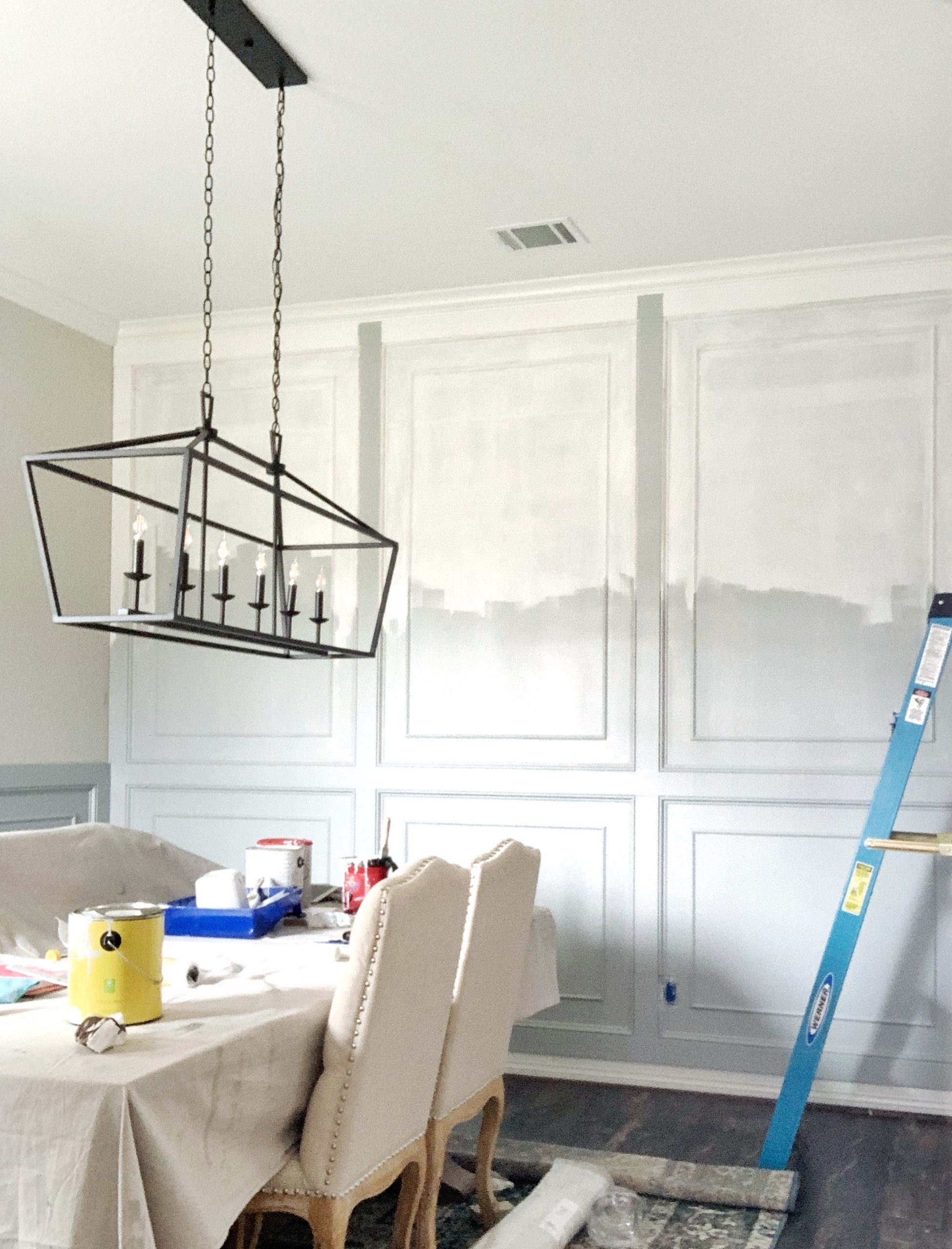 Double Raised Panel Feature Wall Tutorial Pennies for a Fortune