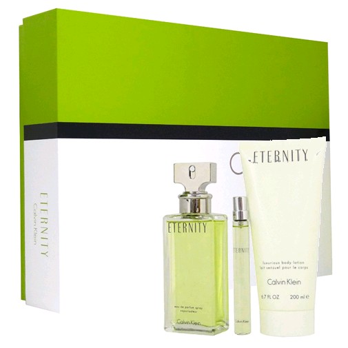 Eternity By Calvin Klein, 3 Piece Gift Set For Women Skynte