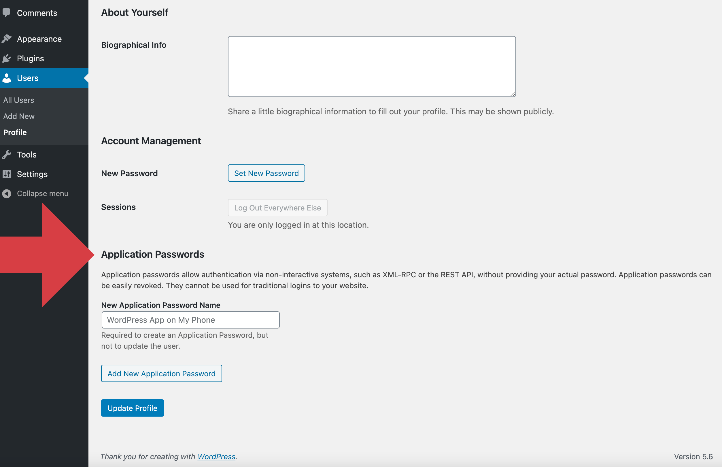 You can allow users to select their username . Free Wordpress Plugin Disable Application Passwords Perishable Press