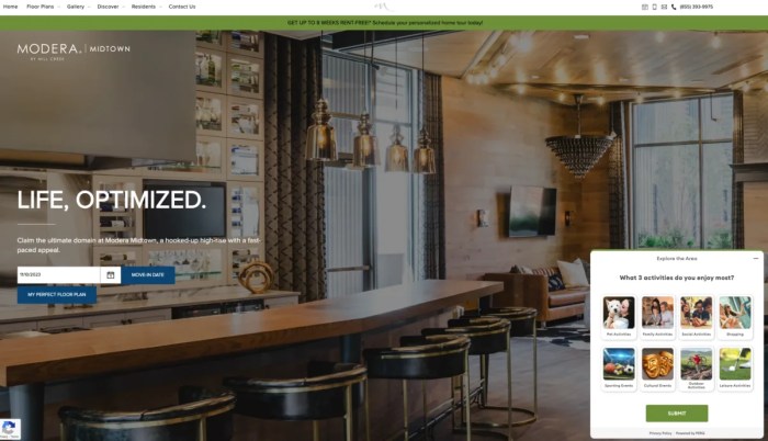 Multifamily website design
