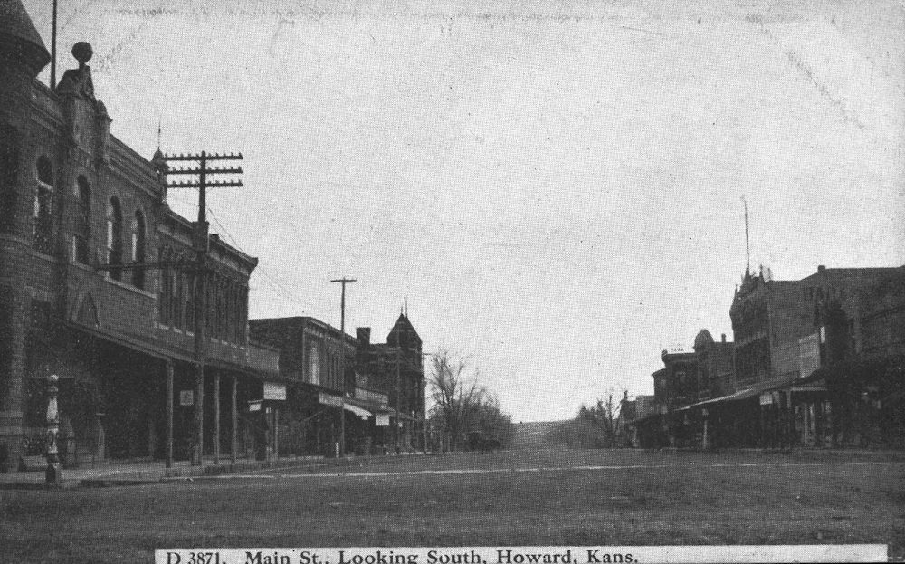 Kansas Old Main Street Postcards Peter D.