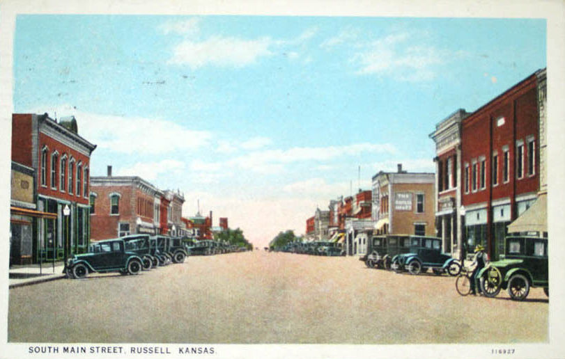 Kansas Old Main Street Postcards Peter D.