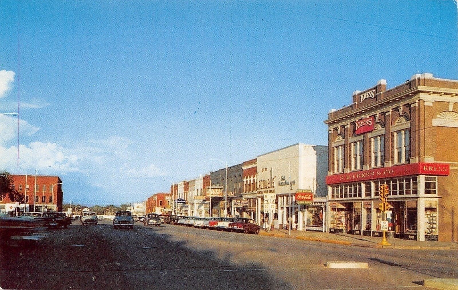 Oklahoma Old Main Street Postcards Peter D.