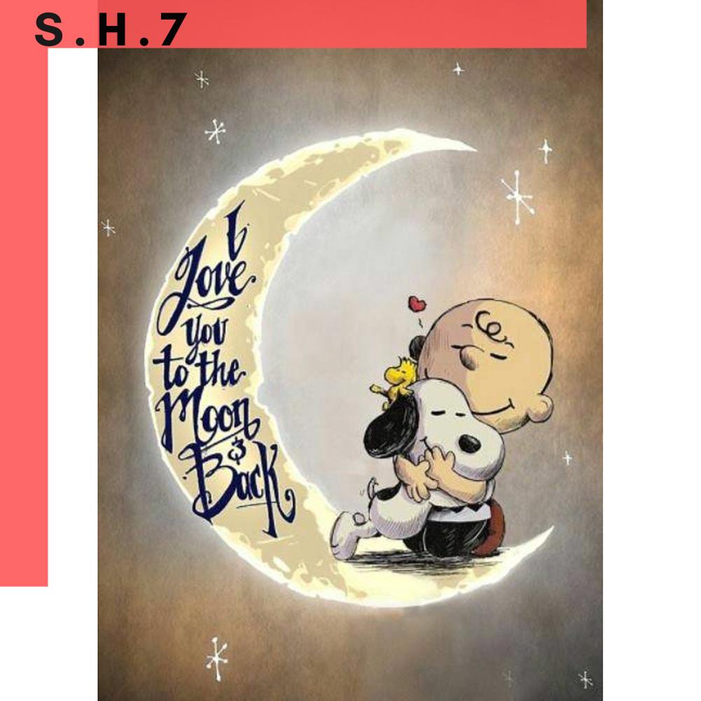 30x40cm 5d Mosaic Kit Cartoon Snoopy Full Drill Diamond Painting Bead Art Picture Review And Price