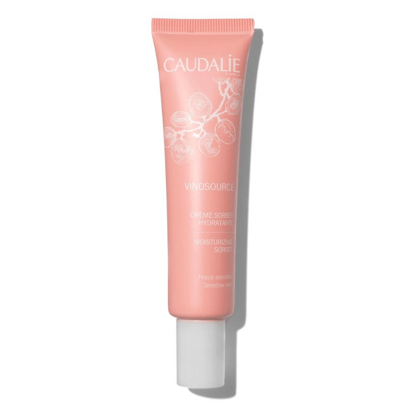 Crème Sorbet Hydratante Caudalie Vinosource 40 Ml - Pour Peaux Sensibles, Made In France, Neuf