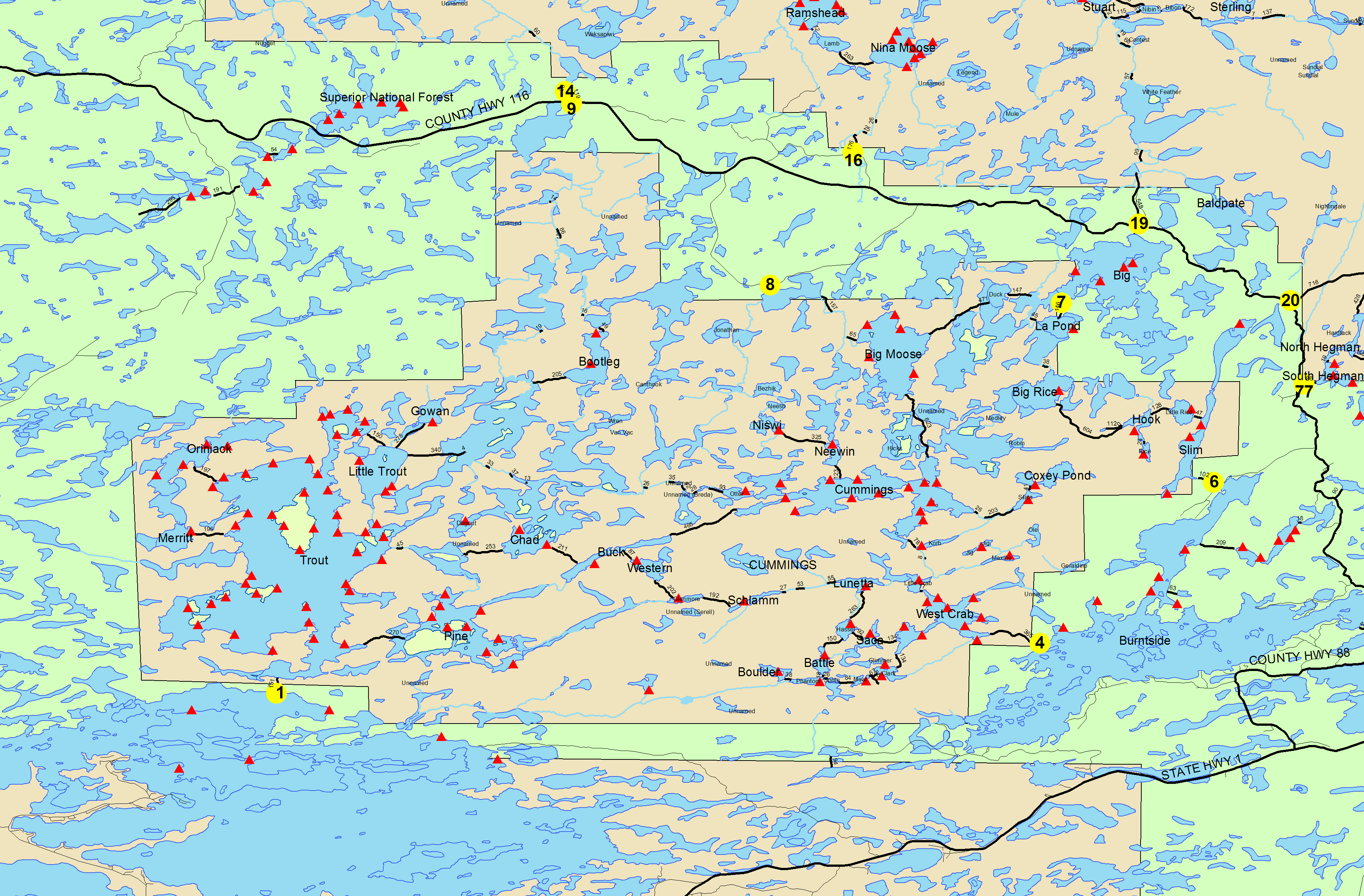 This helpful guide offers suggestions for five places to c. Boundary Waters Routes, Blog, BWCA, BWCAW, Quetico Park