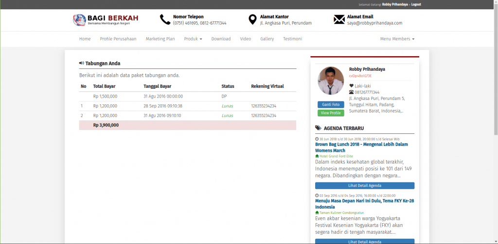 Dan membuat web site yang dapat diakses online 24. Aplikasi Mlm Network Marketing Binary Systems Dengan Codeigniter Dan Bootsrap