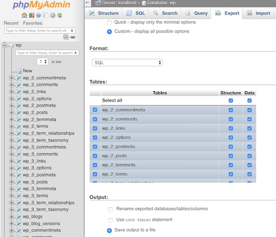 Phpmyadmin also allows you to easily import your . How To Backup Wordpress Database Phppot