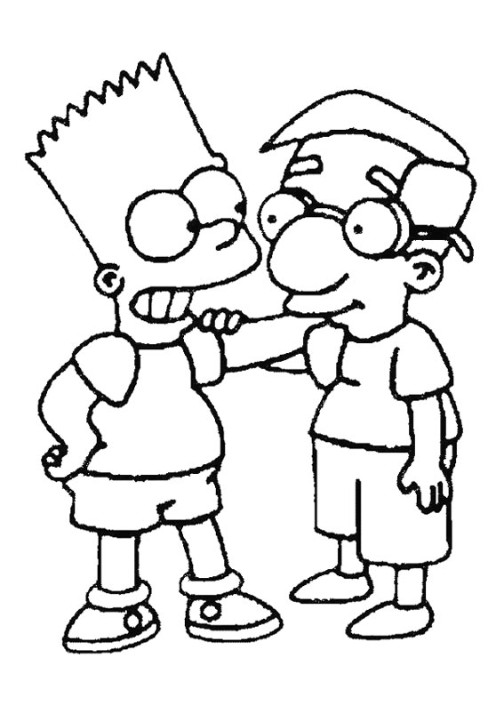 45 Disegni Dei Simpson Da Colorare | Pianetabambini.it