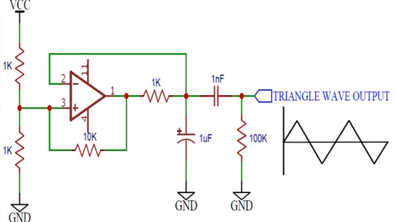 Sine Wave Generator Circuit Using Op Amp