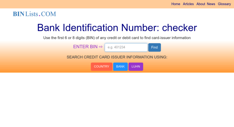 The information presented should be used at your own risks. Access Binlists Com Binlists Com Free World Bin List Database