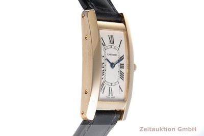 Cartier Tank Americaine 18 Ct Gold Quartz Kal 157 Ref 2482 2103786 Zeitauktion