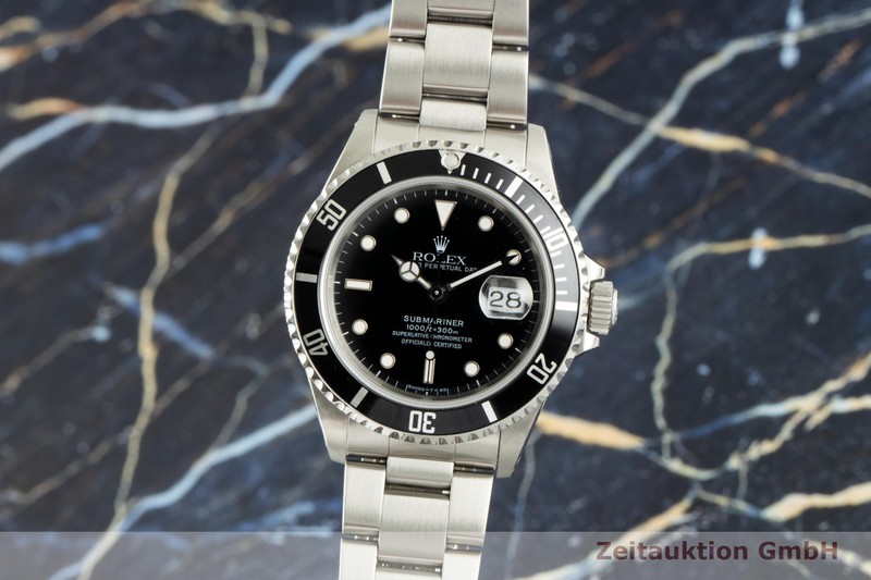 Rolex Submariner Steel Automatic Kal 3135 Ref 16610 2104033 Zeitauktion