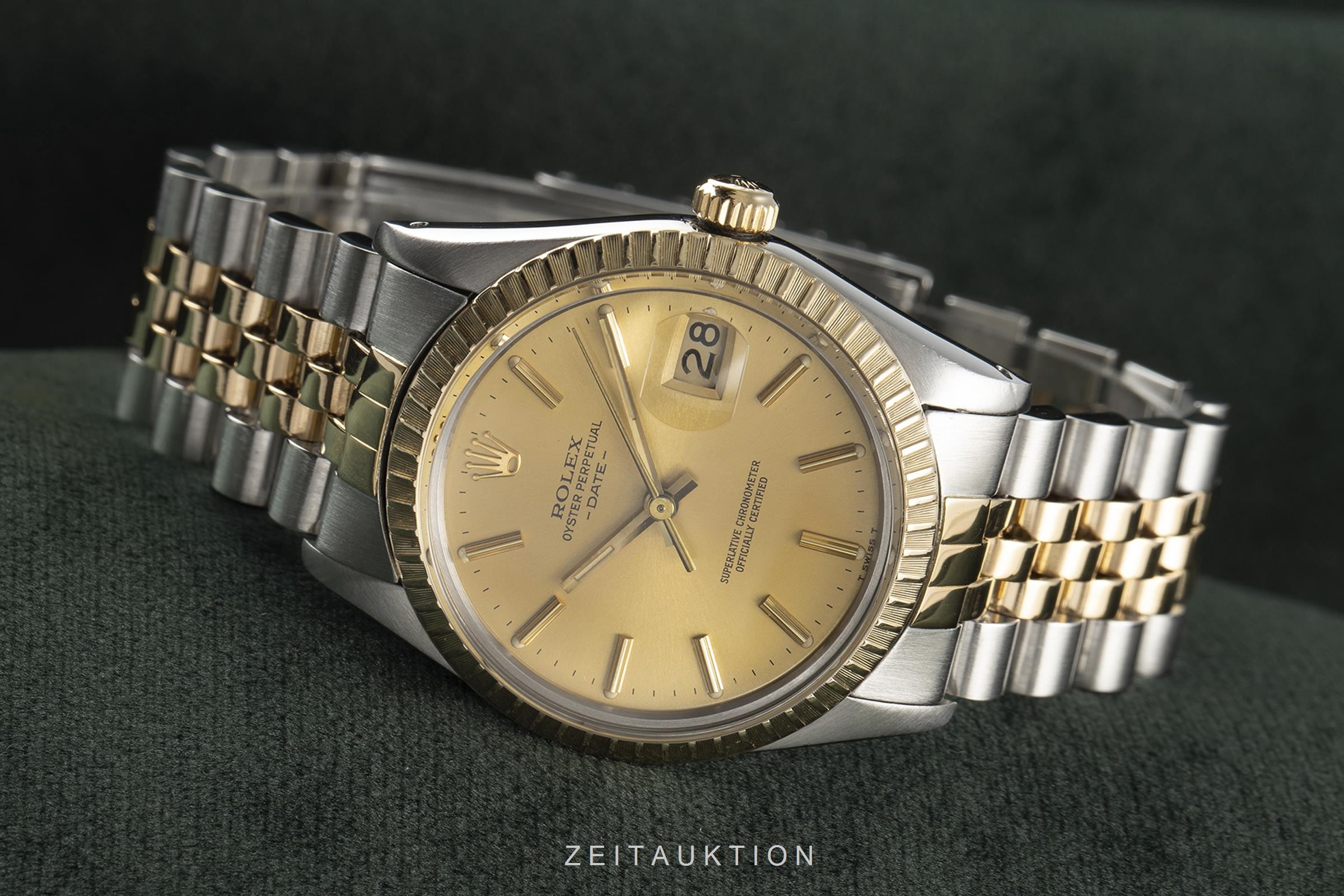 Rolex Date Steel Gold Automatic Kal 3035 Ref 15053 2106389
