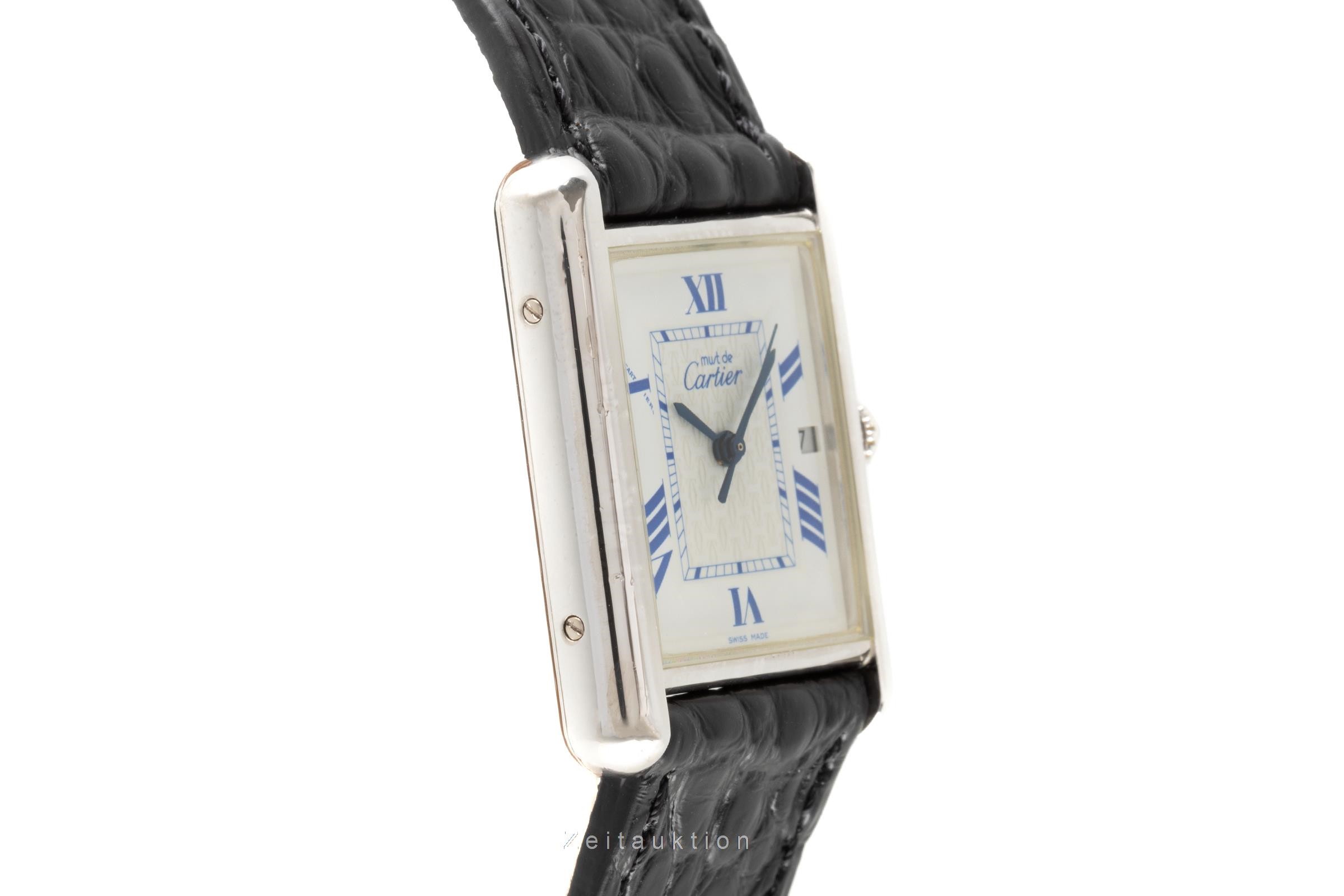 Cartier Tank Silver Quartz Ref 2414 2107592