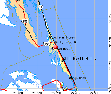 41° · 33° · partly cloudy ; Kitty Hawk, North Carolina (NC 27949) profile: population