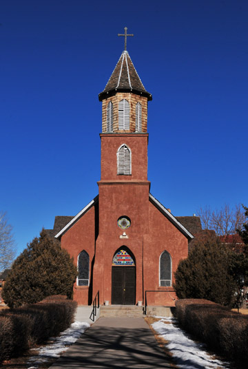 This apartment is 0.6 mi from brighton . San Luis, CO : Most Precious Blood Catholic Church, built