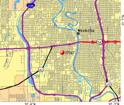 It is the largest and busiest airport in the state of kansas.ict covers 3,248 acres (1,314 ha). 67213 Zip Code (Wichita, Kansas) Profile - homes, apartments, schools, population, income